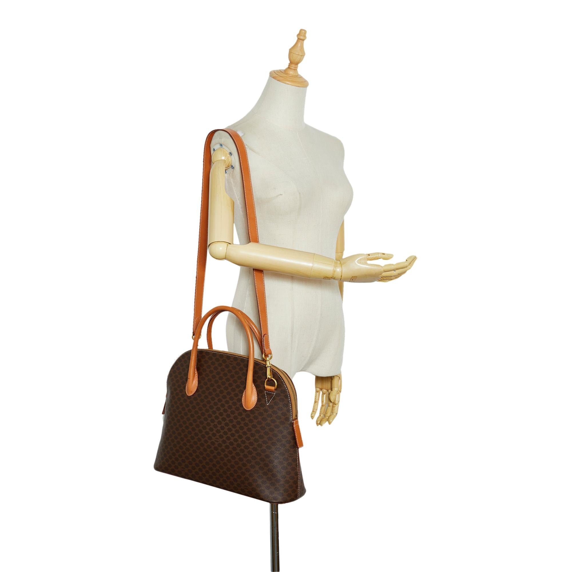 Celine Macadam Dome Satchel (SHG-t5stLF)