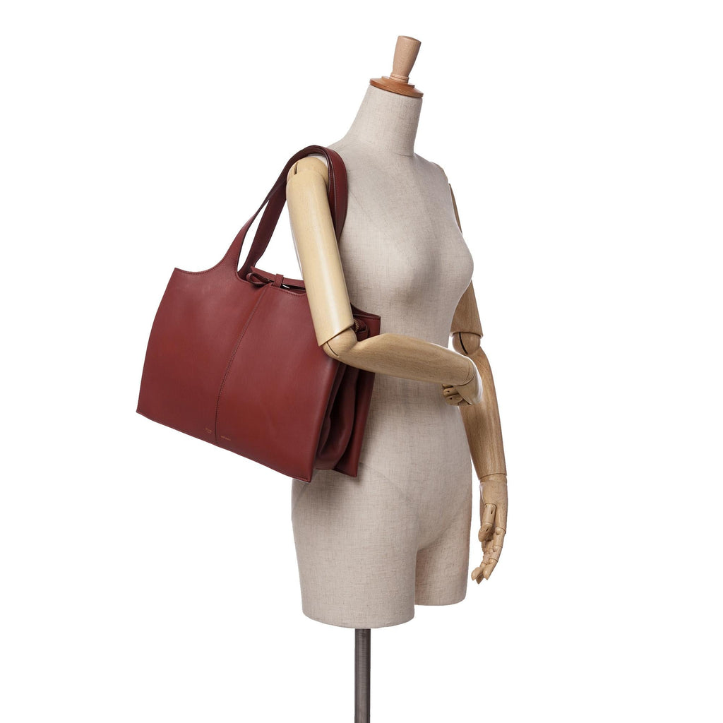 Celine Medium Calfskin Trifold Tote