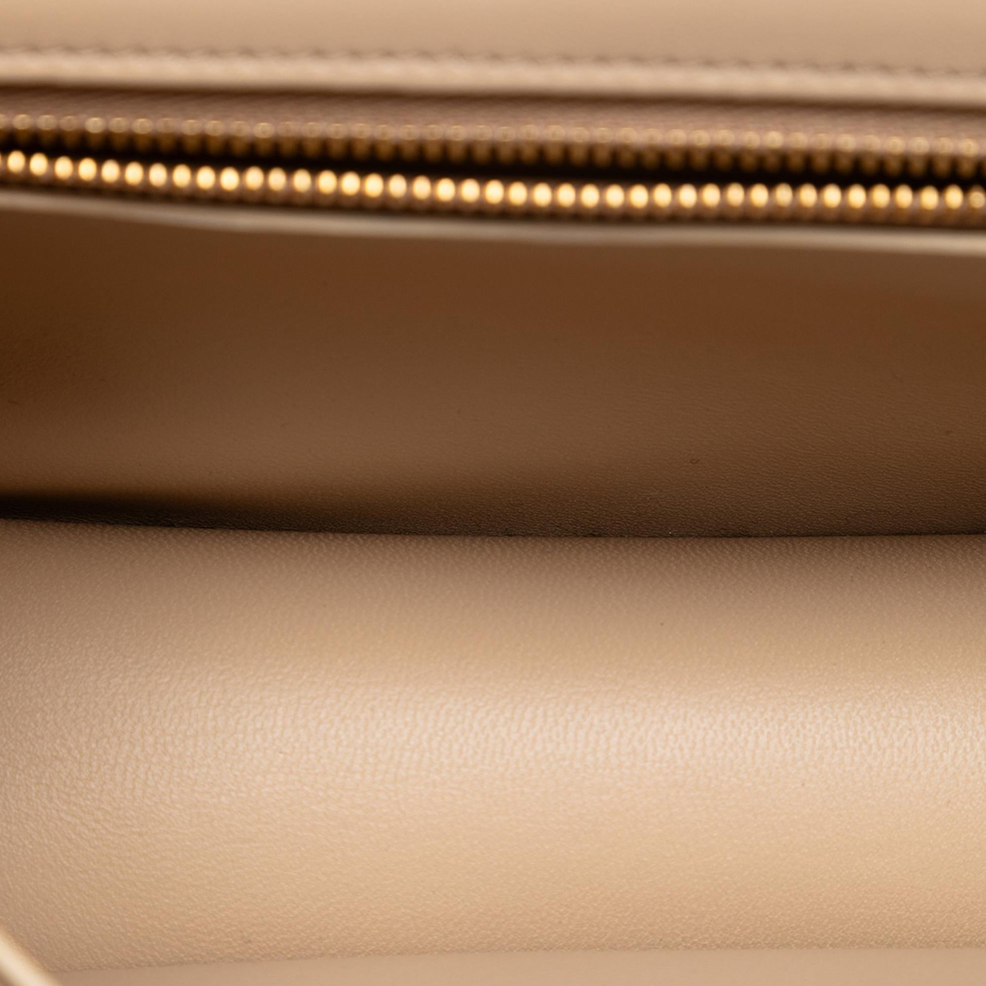 Celine Medium Calfskin Triomphe Frame Crossbody