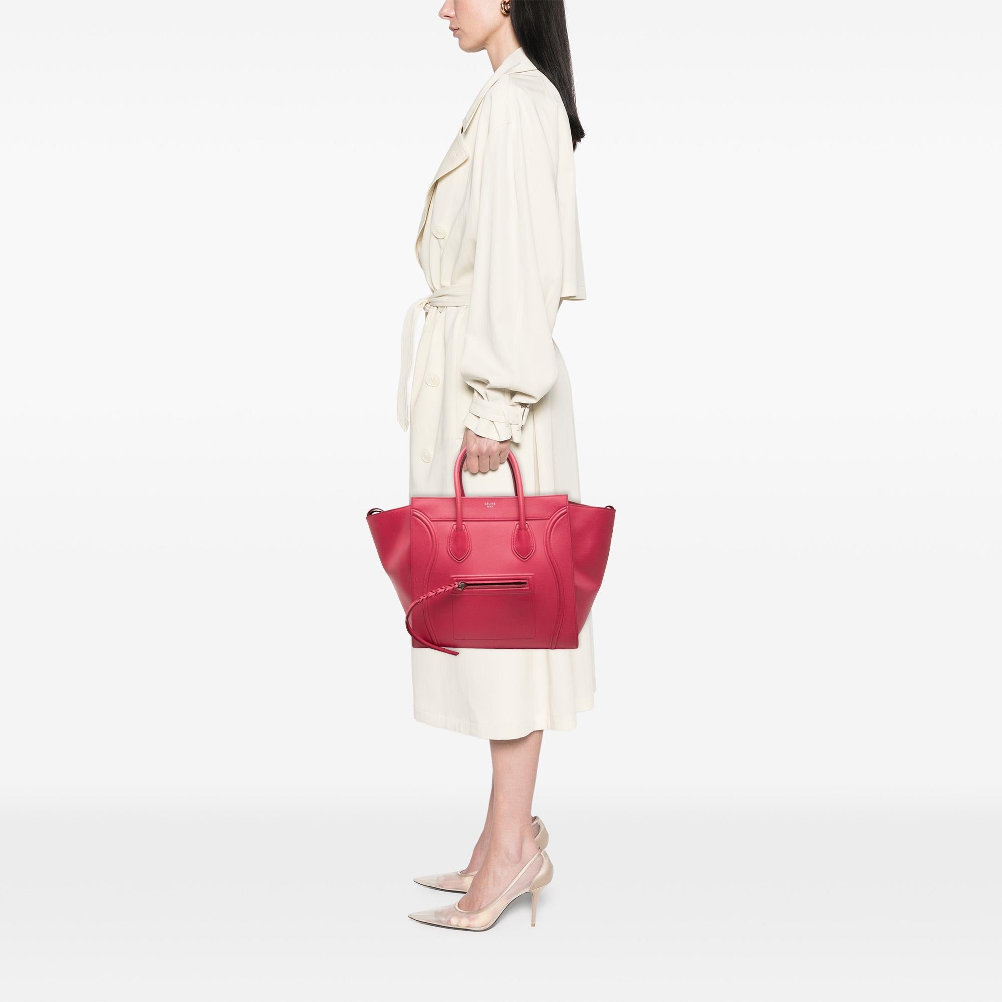 Celine Medium Grained Calfskin Phantom Luggage Tote