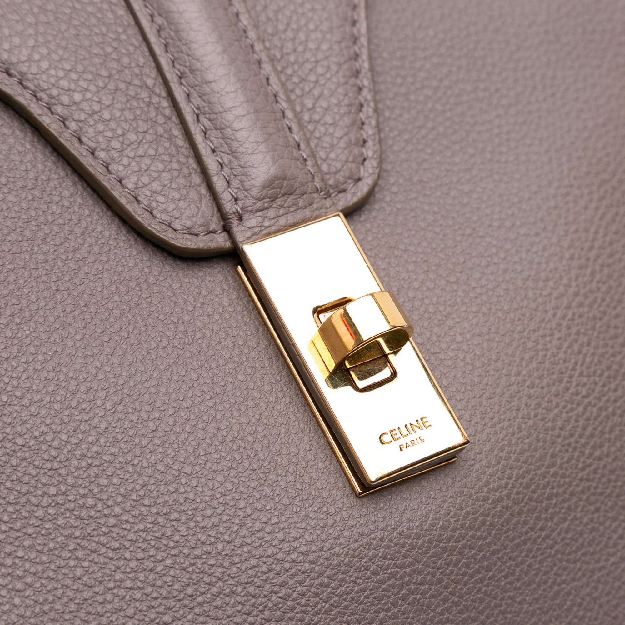 Celine Medium Grained Calfskin Soft 16 Shoulder Bag