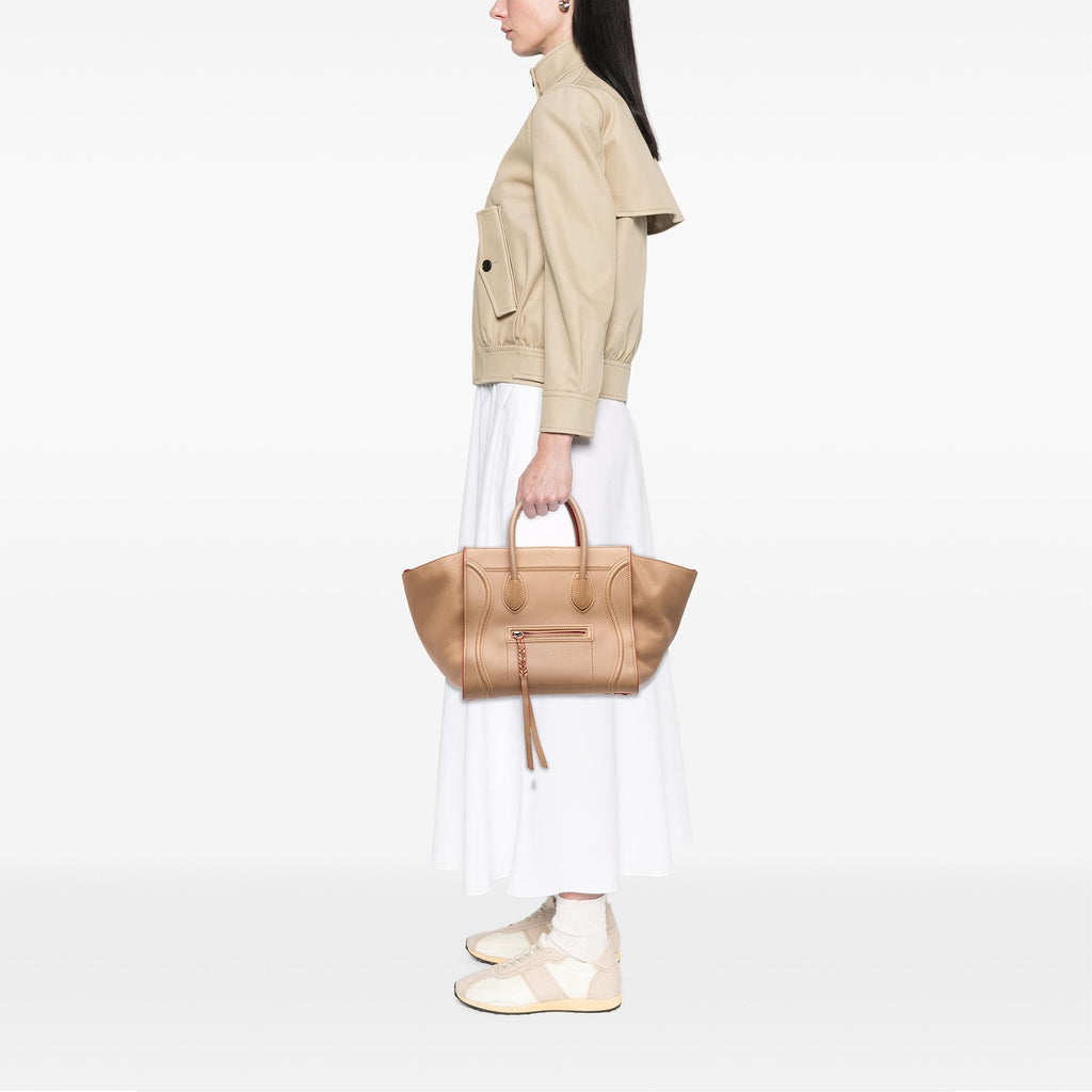 Celine Medium Leather Phantom Luggage Tote