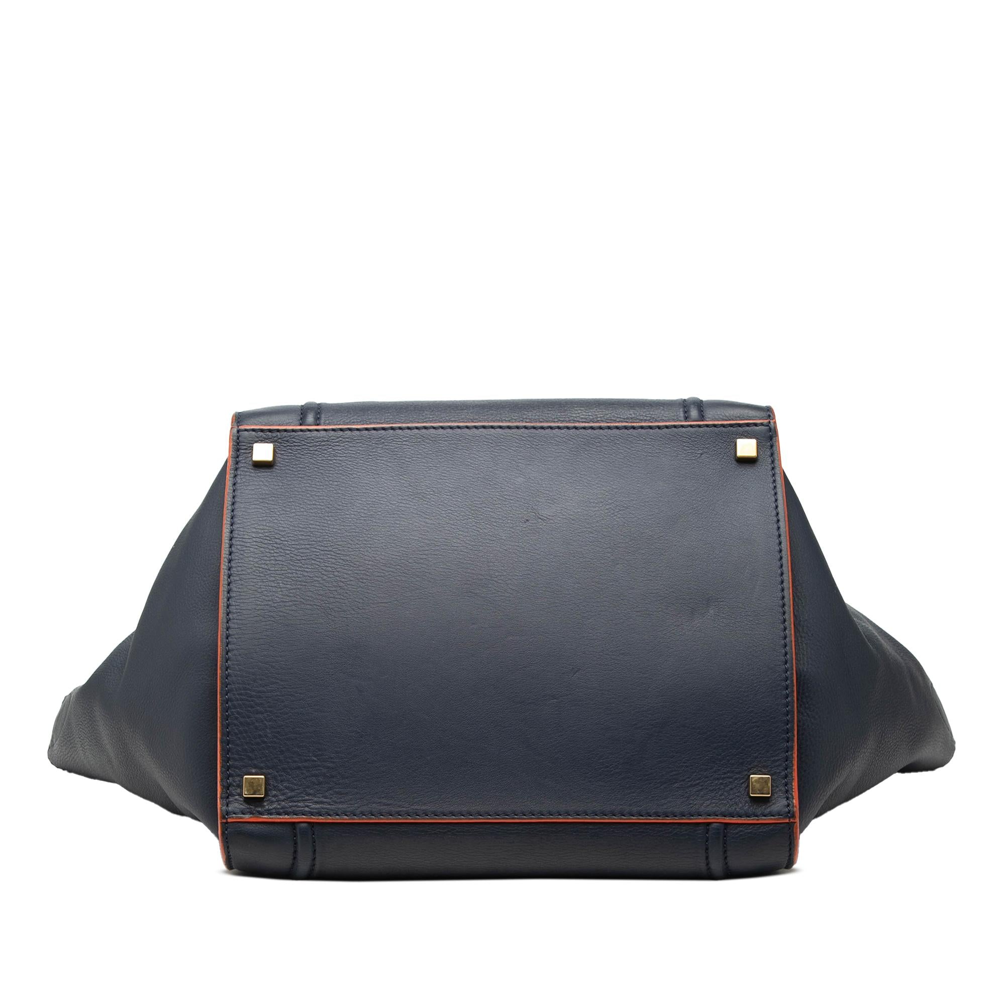 Celine Medium Leather Phantom Luggage Tote
