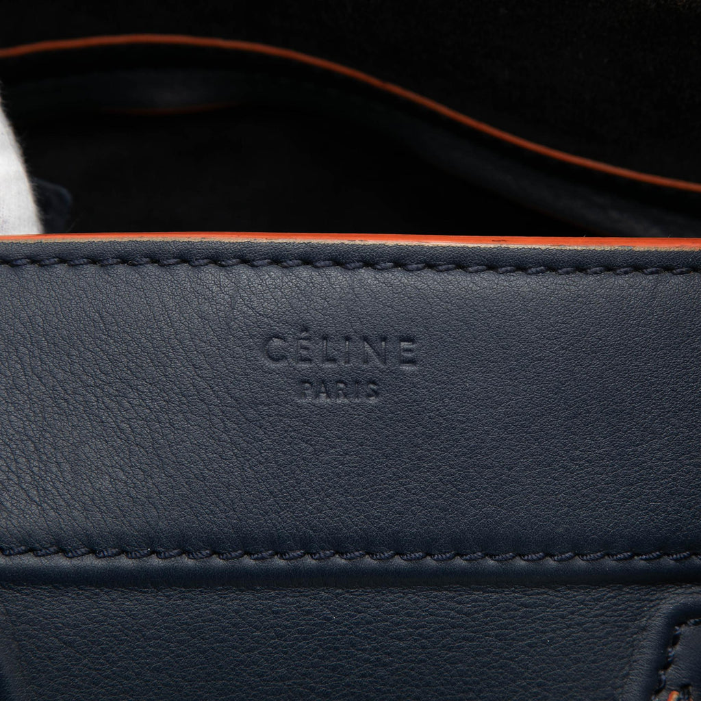 Celine Medium Leather Phantom Luggage Tote