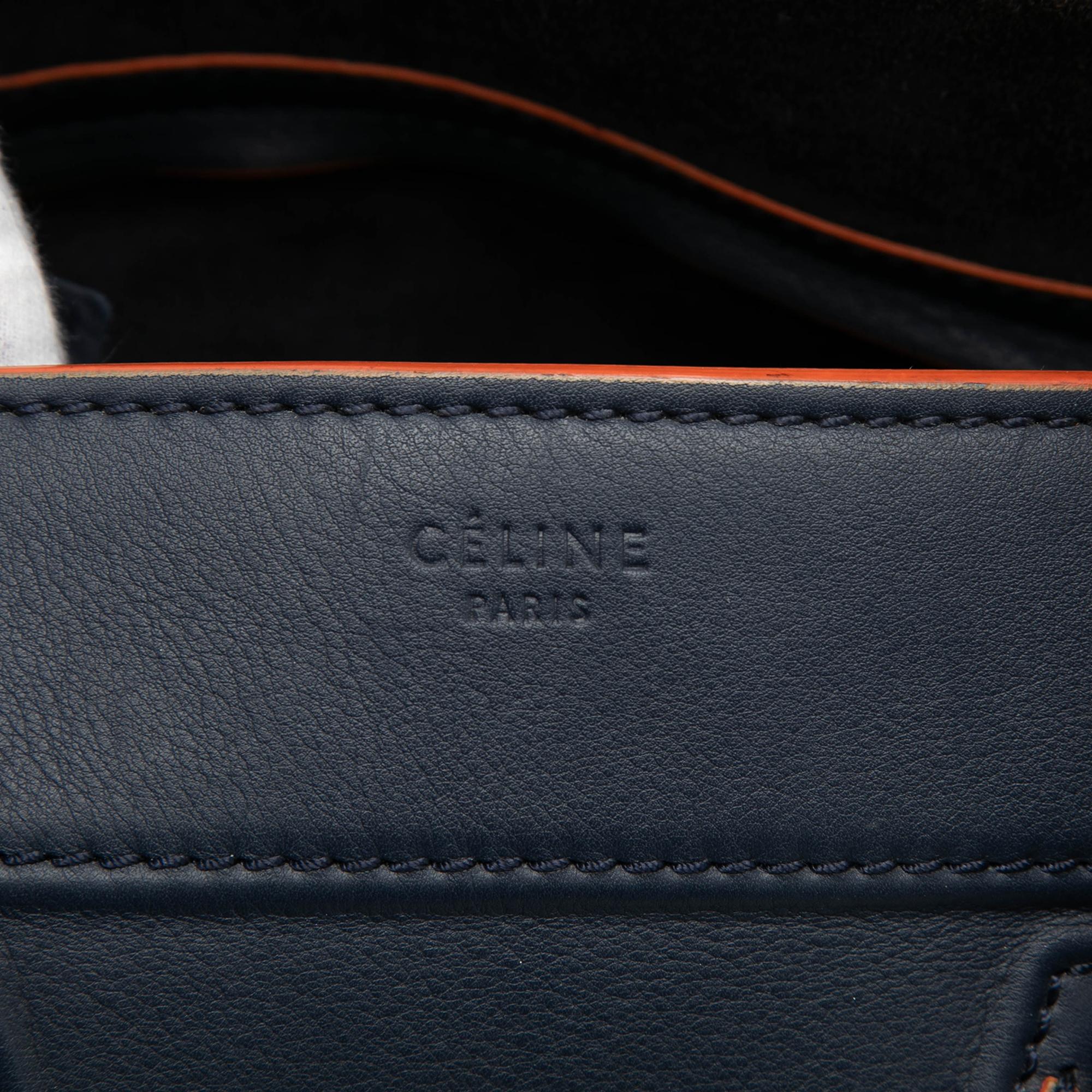 Celine Medium Leather Phantom Luggage Tote