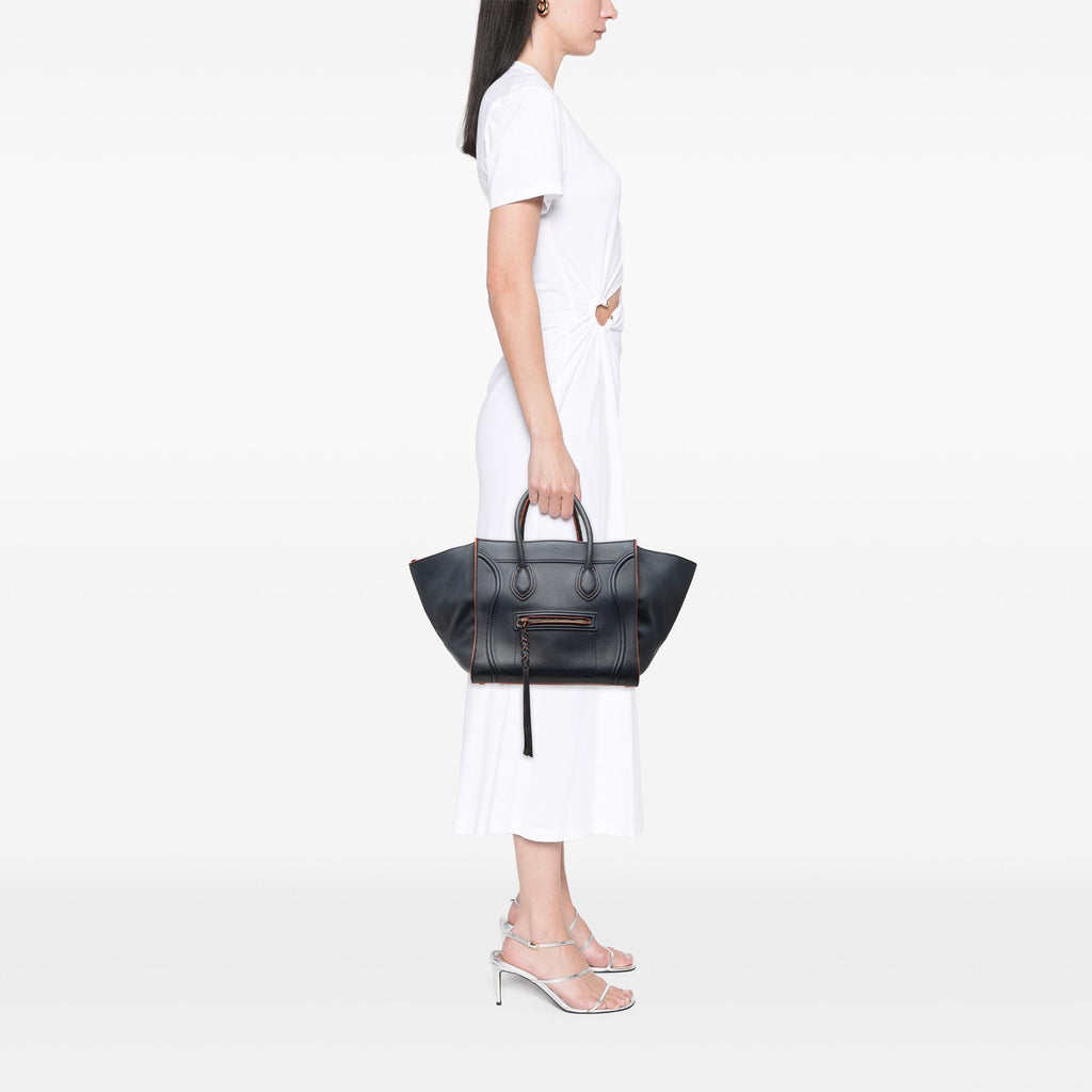 Celine Medium Leather Phantom Luggage Tote