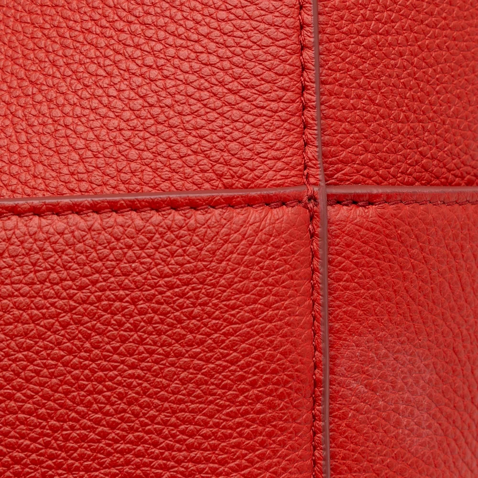Celine Medium Leather Seau Sangle Bucket Bag
