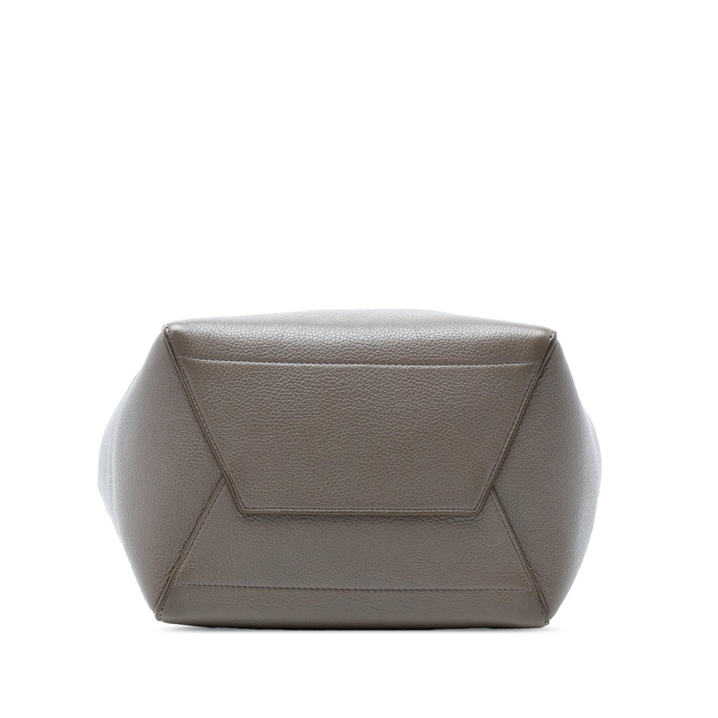 Celine Medium Leather Seau Sangle Bucket Bag