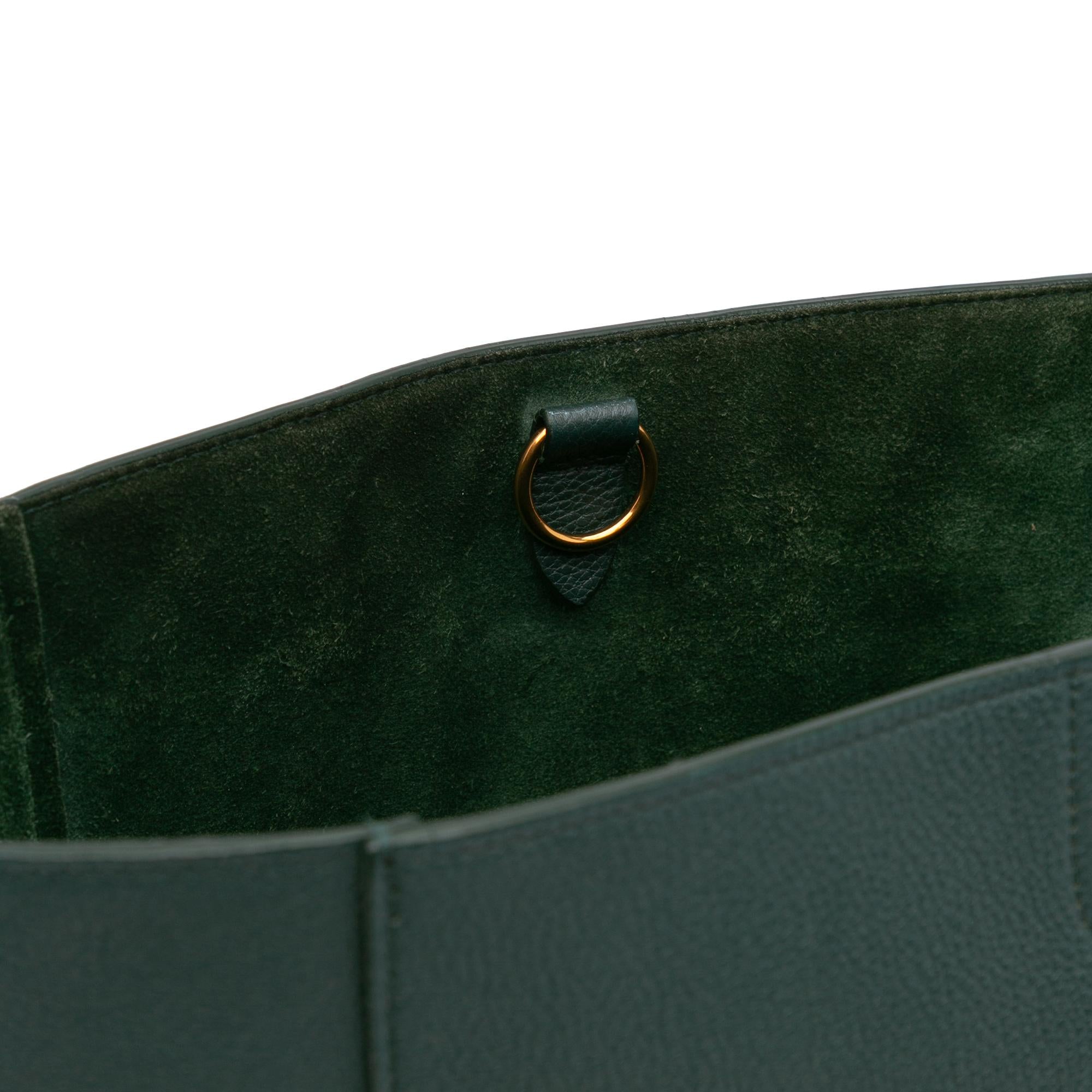 Celine Medium Leather Seau Sangle Bucket