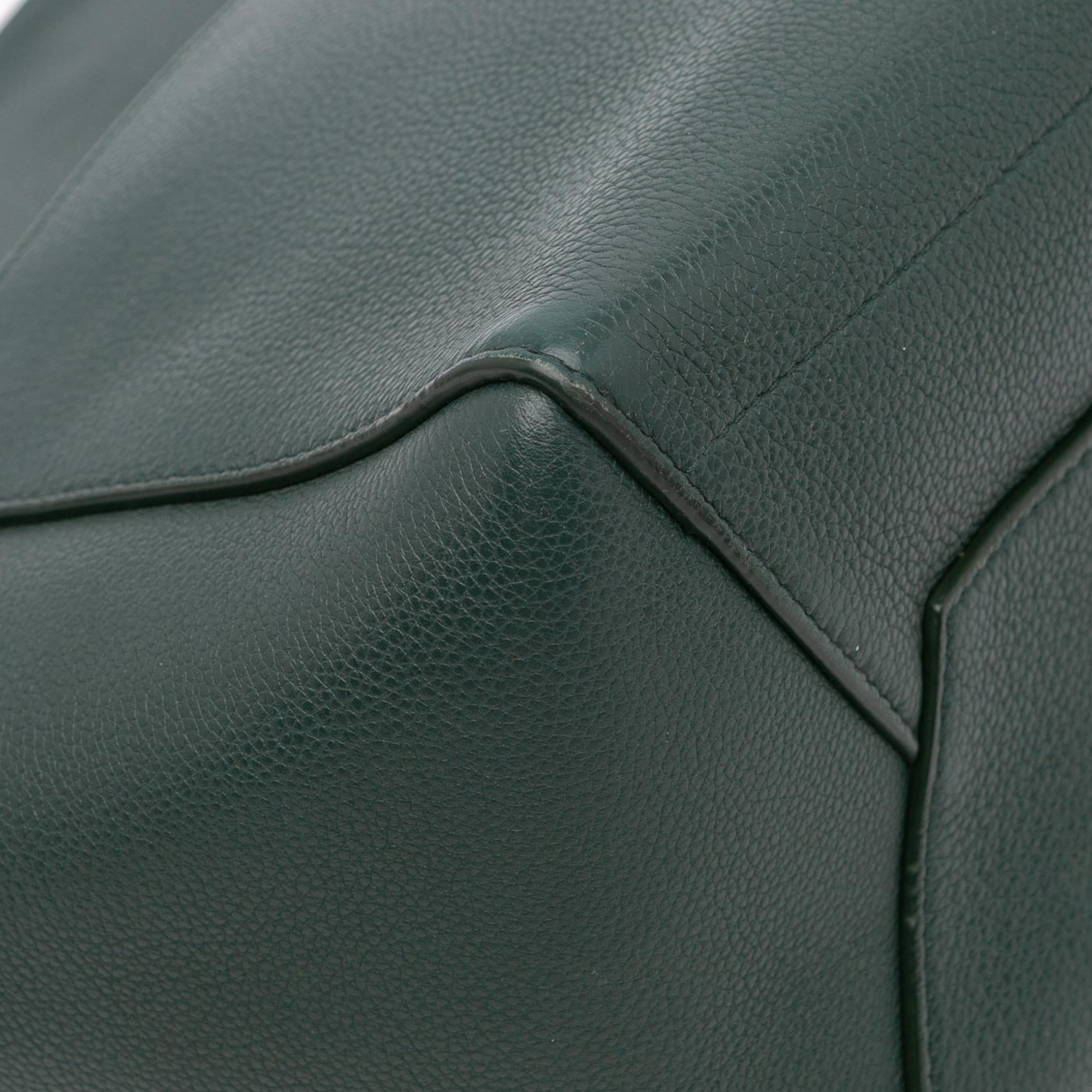 Celine Medium Leather Seau Sangle Bucket