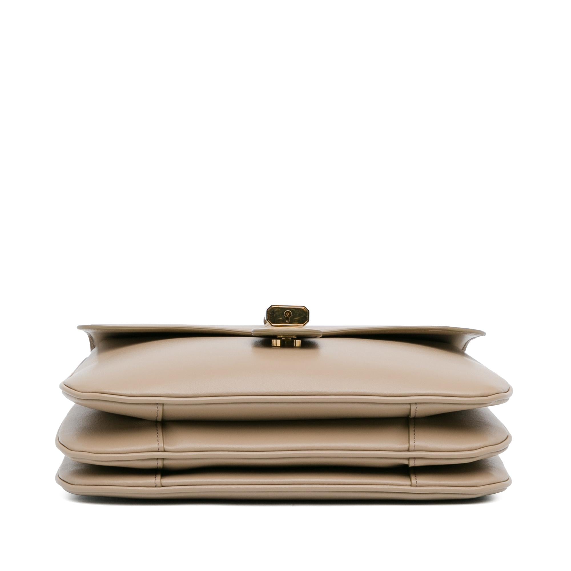 Celine Medium Leather Tabou Crossbody