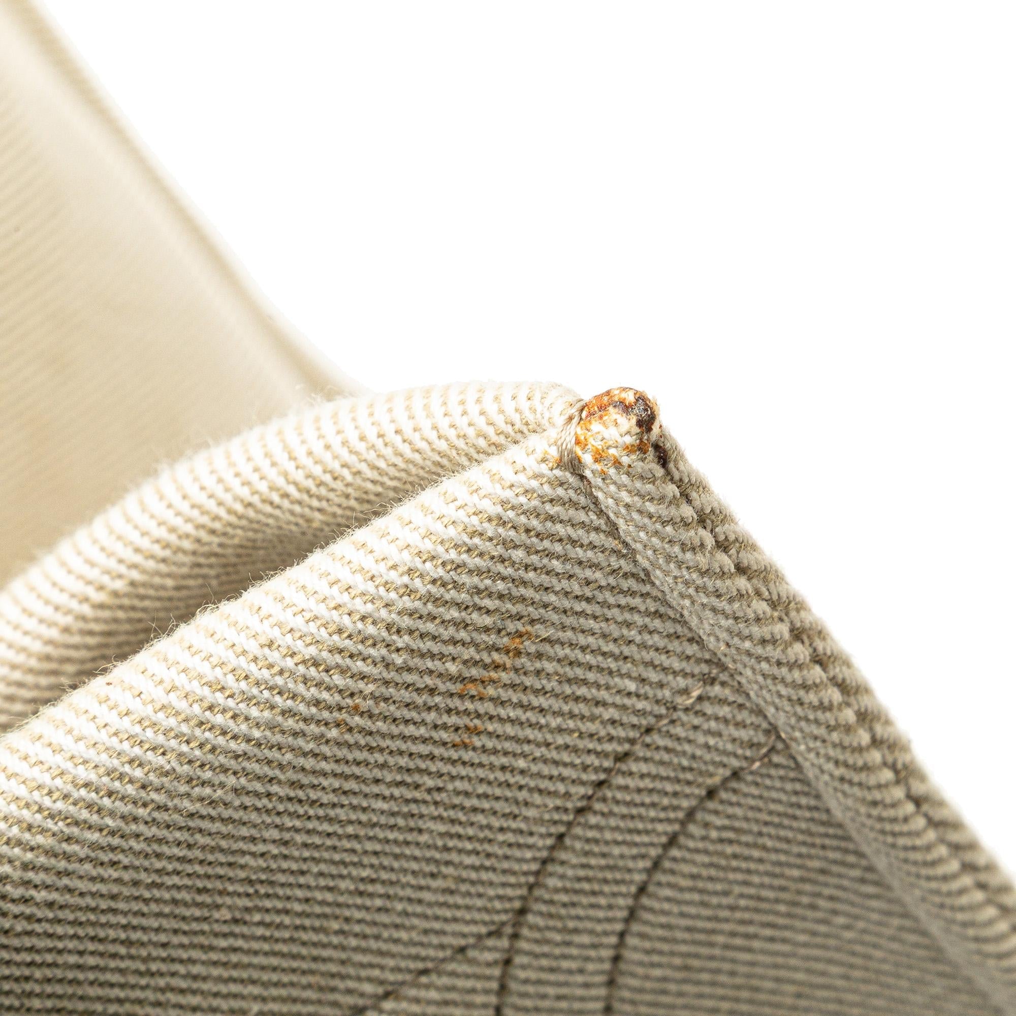Celine Medium Striped Canvas Phantom Luggage Tote