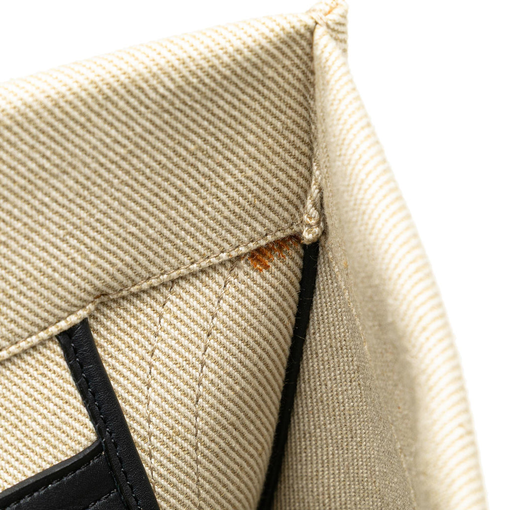Celine Medium Striped Canvas Phantom Luggage Tote