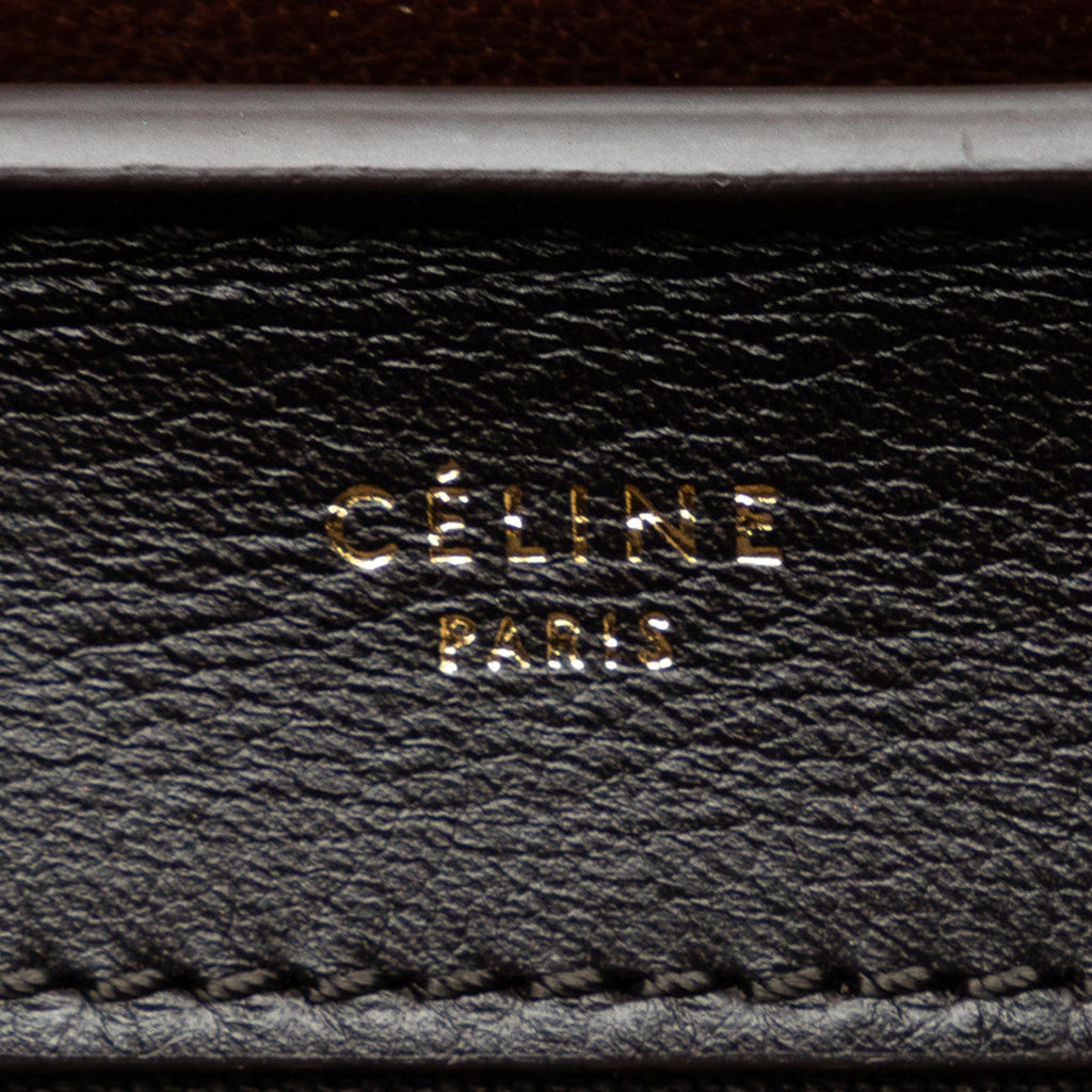 Celine Medium Trapeze Tricolor Satchel (SHG-CdZq7W)