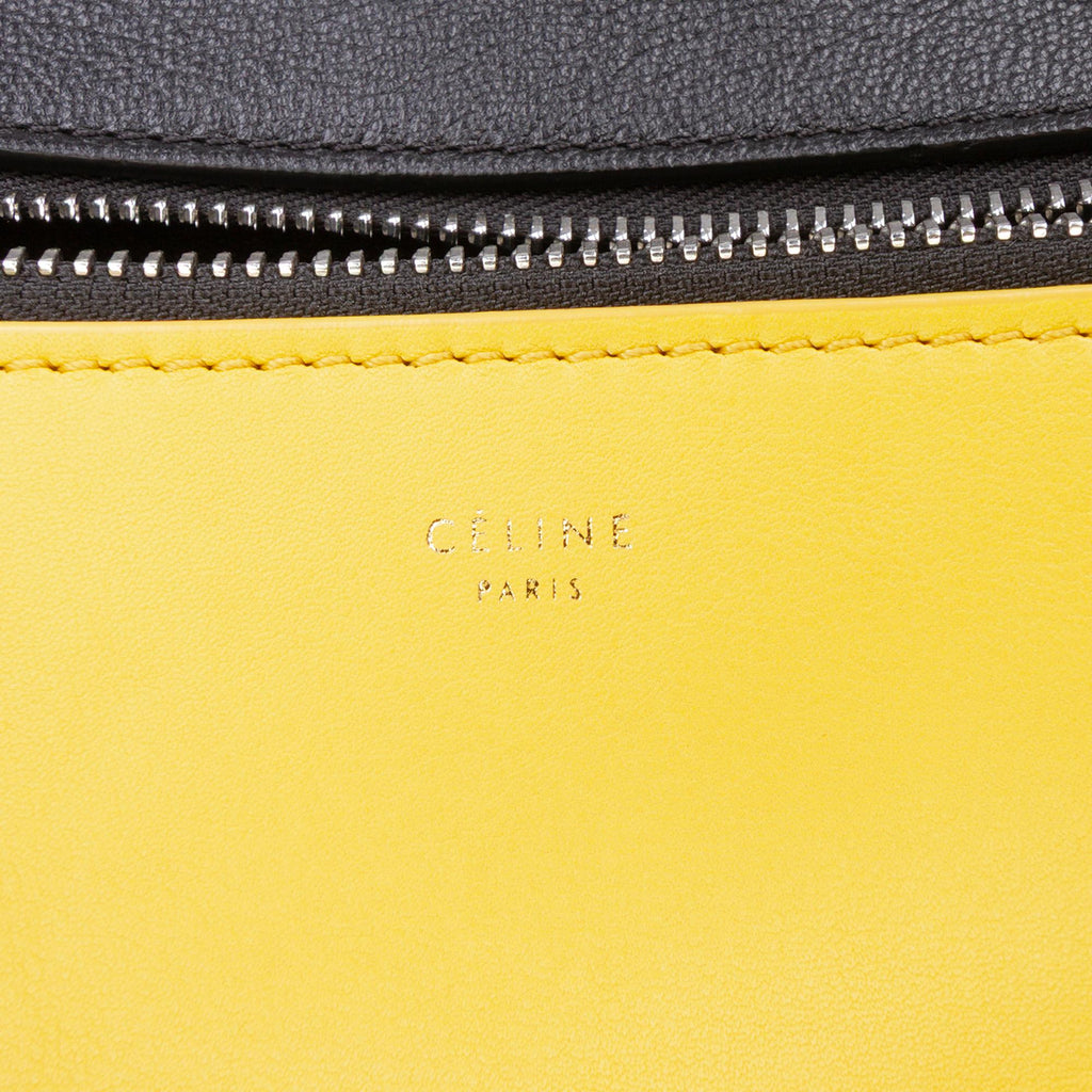 Celine Medium Tricolor Leather Edge Handbag
