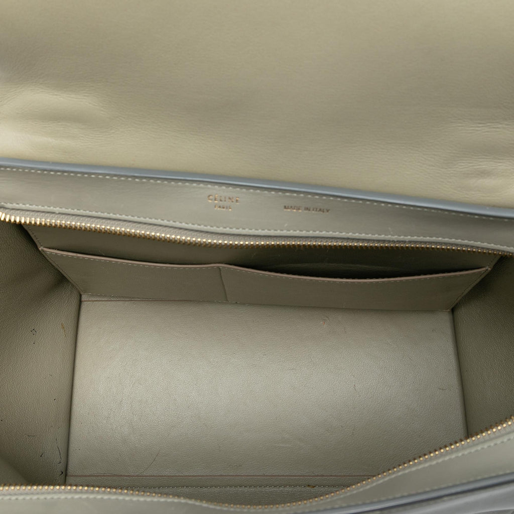 Celine Medium Tricolor Trapeze Satchel
