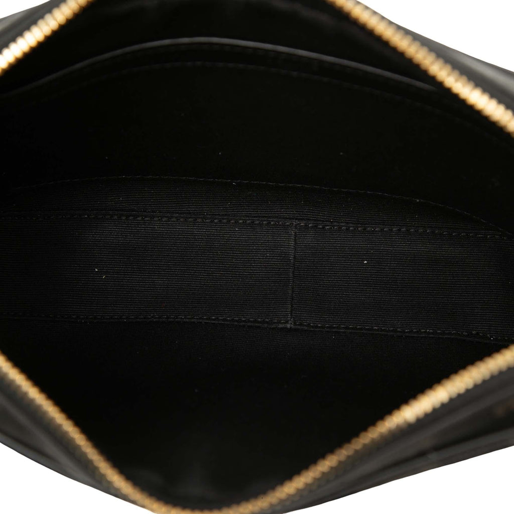 Celine Medium Triomphe Coated Canvas Logo Crossbody