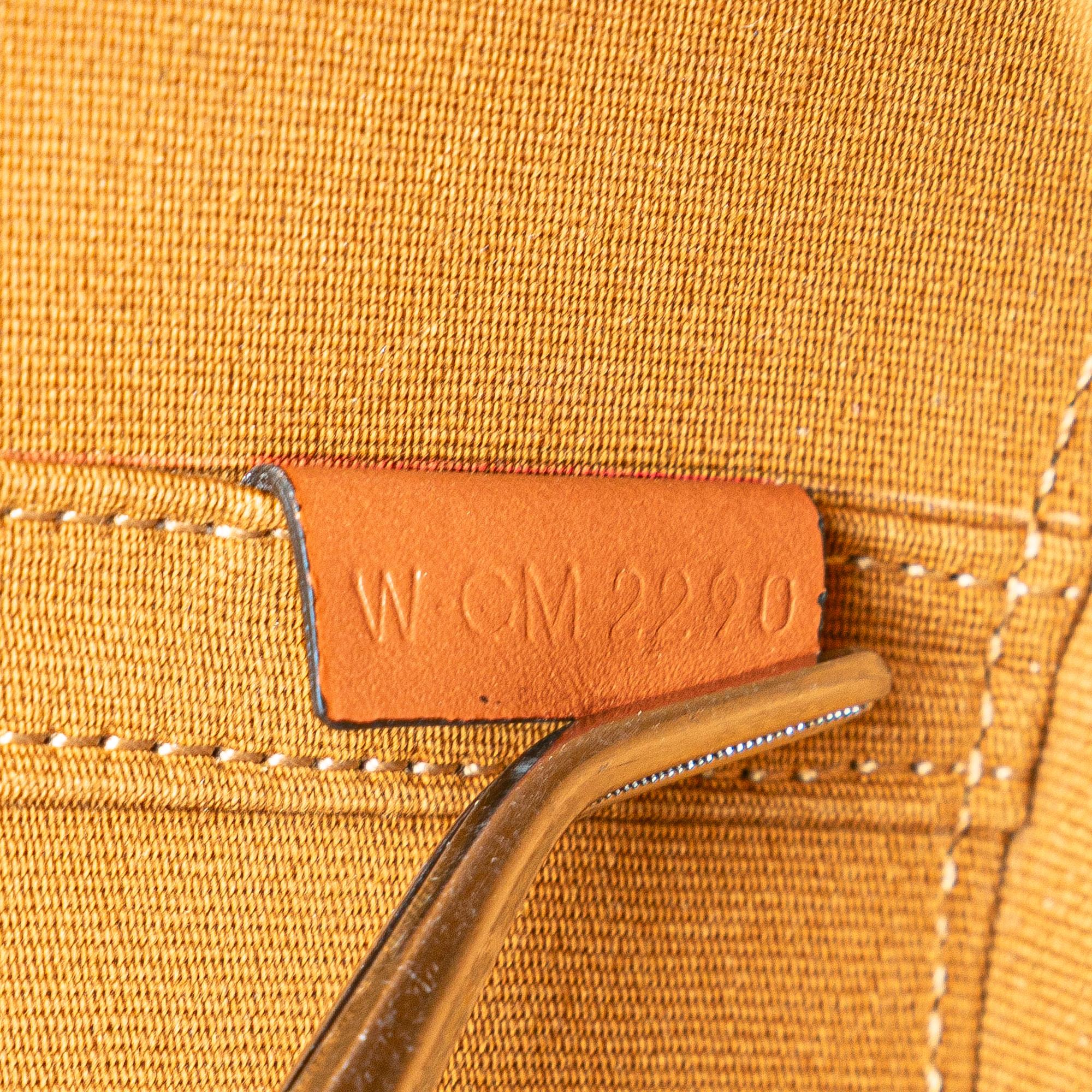 Celine Medium Triomphe Coated Canvas Tambour Crossbody