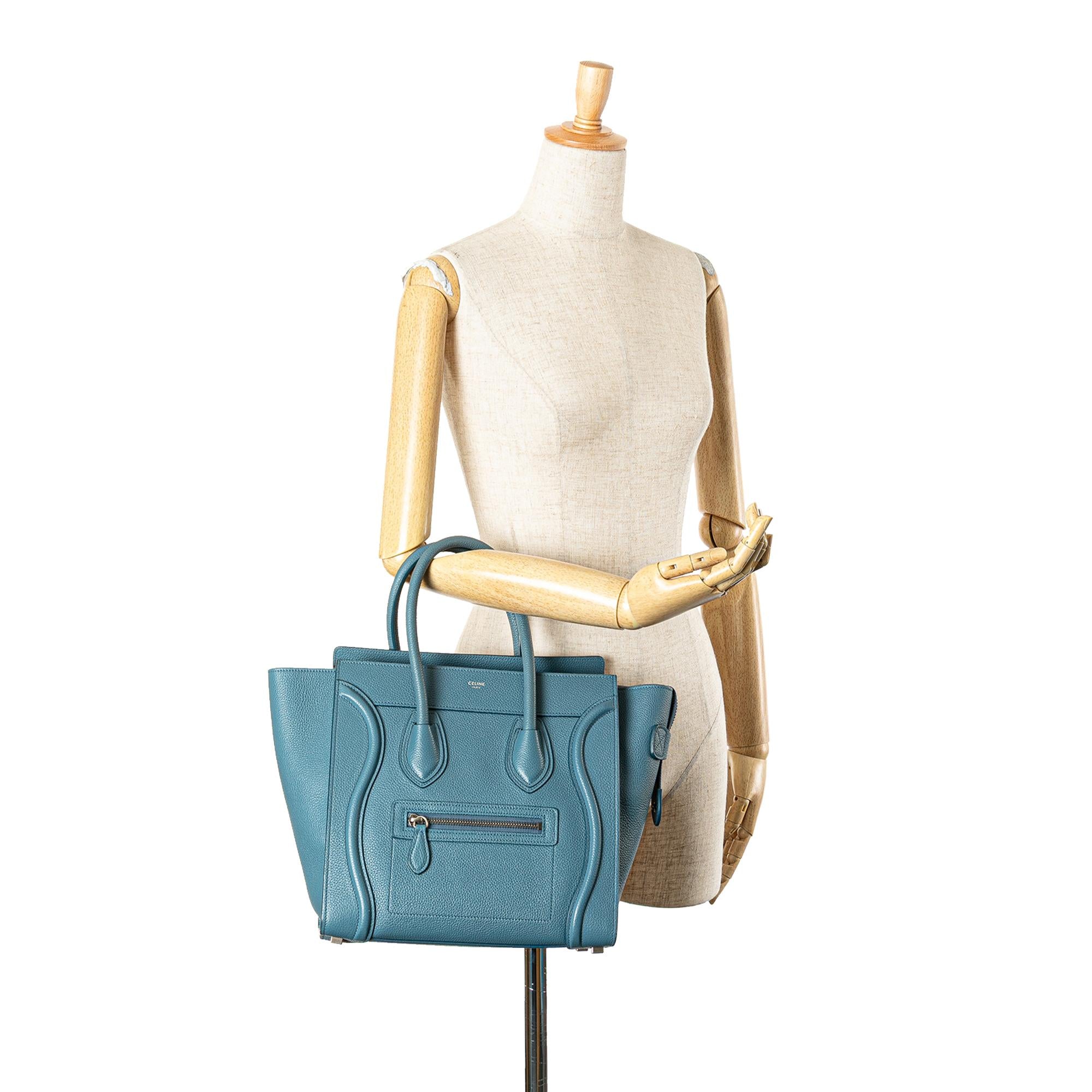 Celine Micro Calfskin Luggage Tote