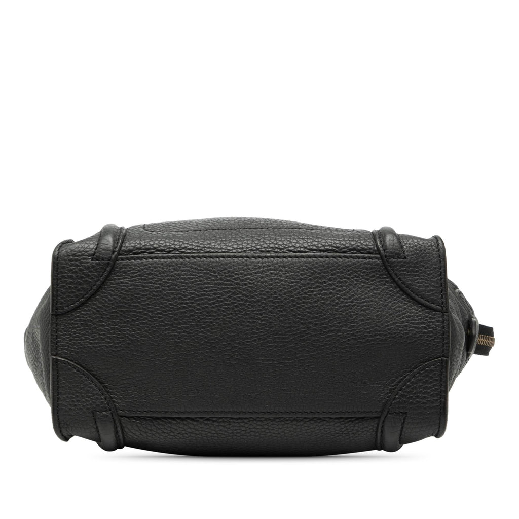 Celine Micro Drummed Calfskin Luggage Tote