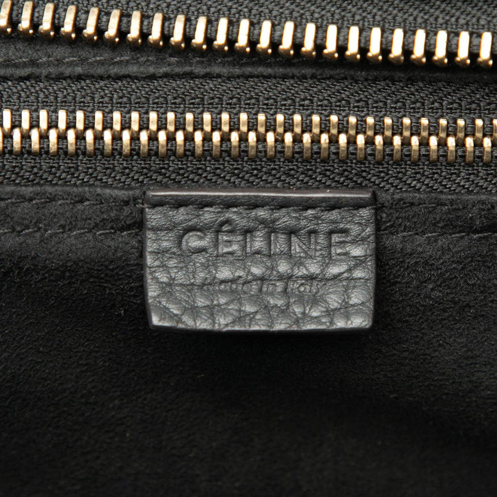 Celine Micro Drummed Calfskin Luggage Tote