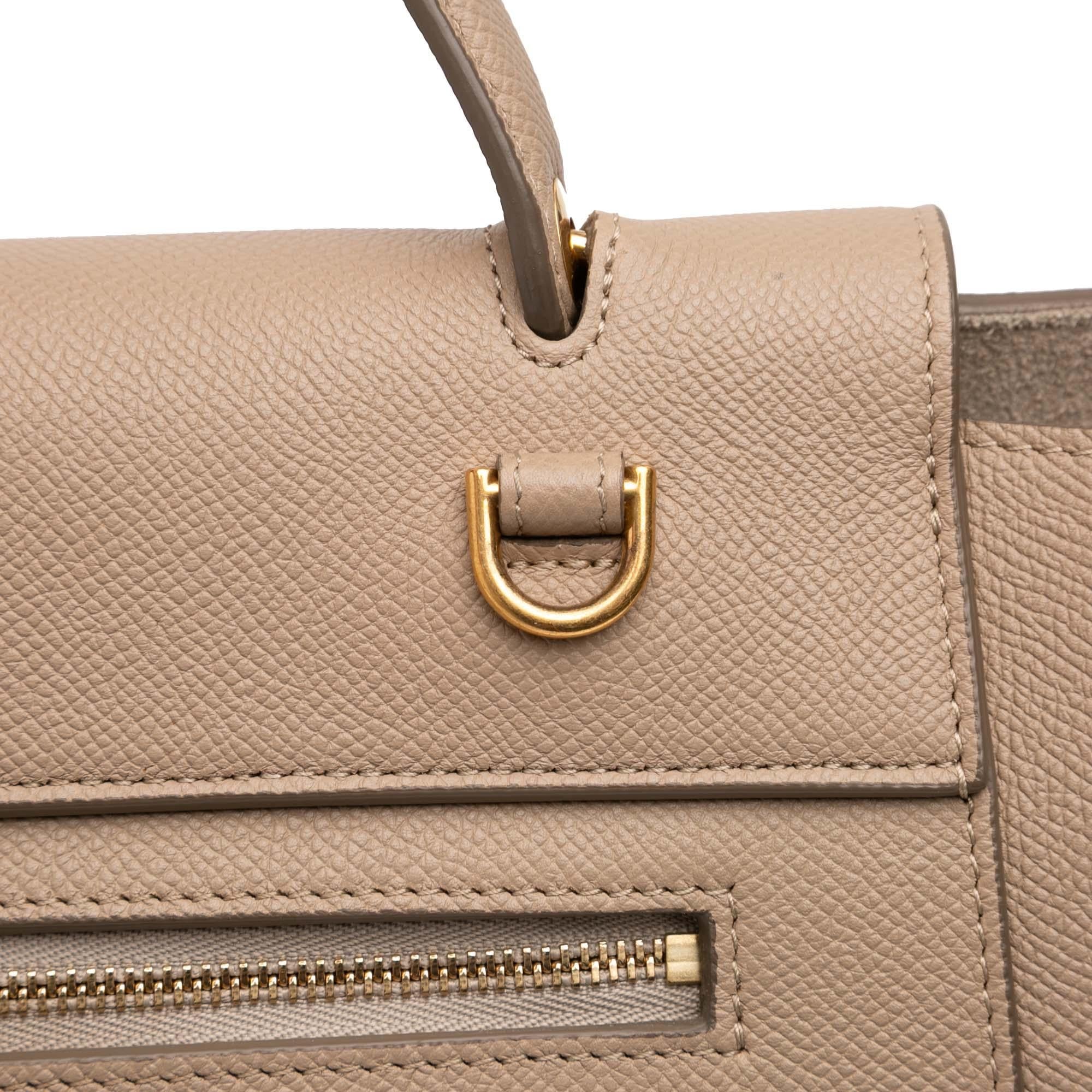 Celine Micro Grained Calfskin Belt Bag