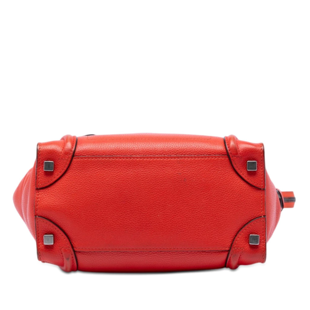 Celine Micro Leather Luggage Tote