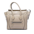 Celine Micro Leather Luggage Tote