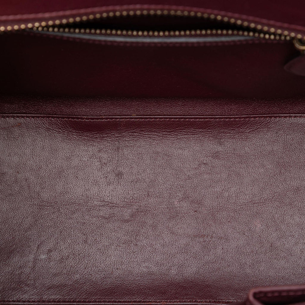 Celine Micro Smooth Calfskin and Goatskin Luggage Tote