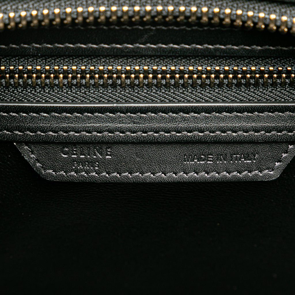 Celine Micro Tricolor Calfskin Luggage Tote