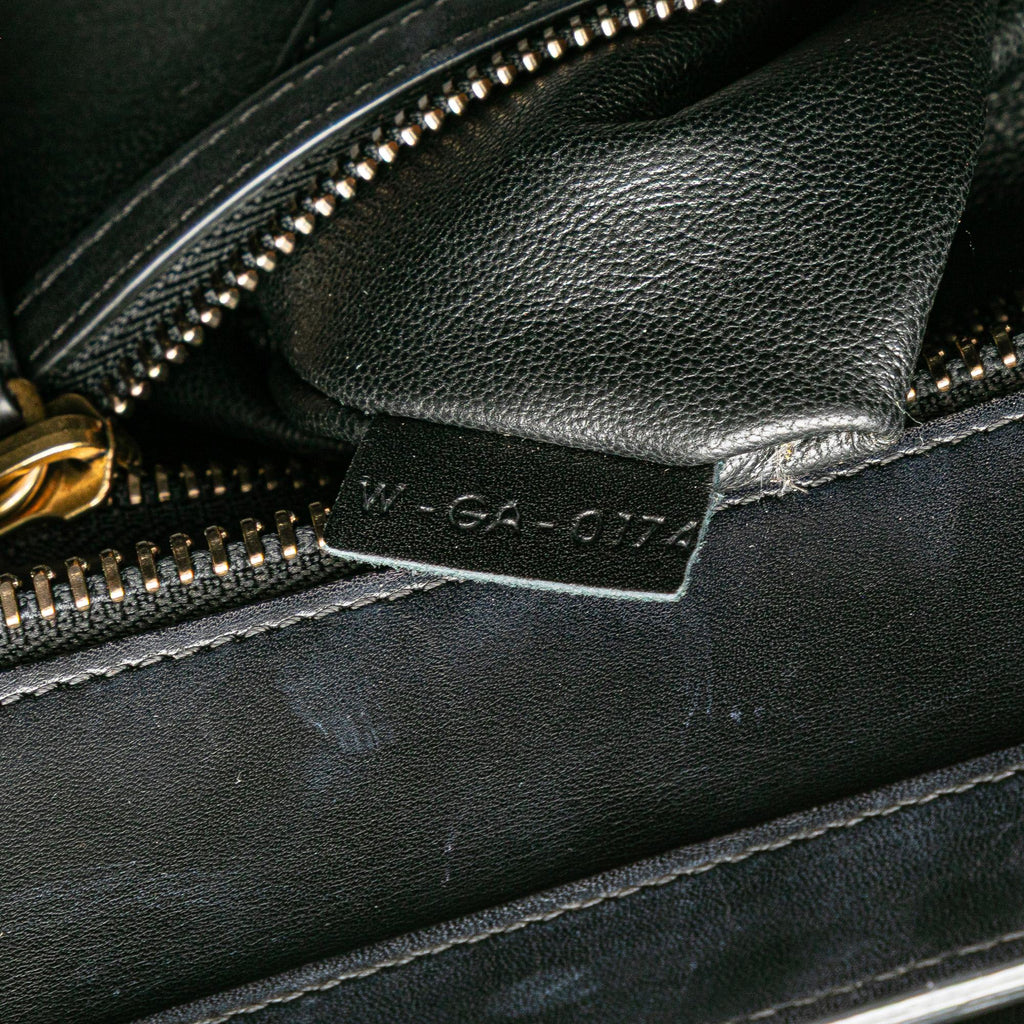 Celine Micro Tricolor Leather Luggage Tote