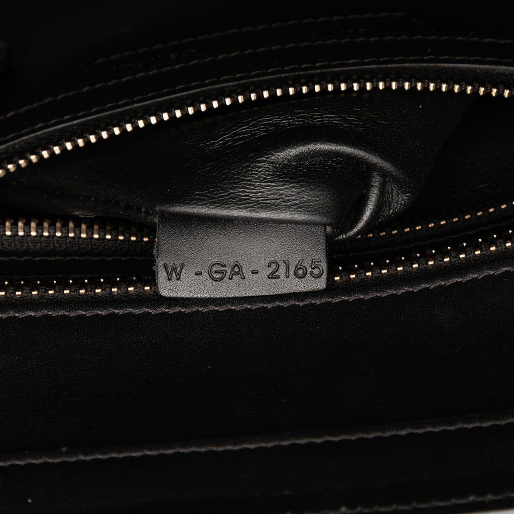 Celine Micro Tricolor Leather Luggage Tote