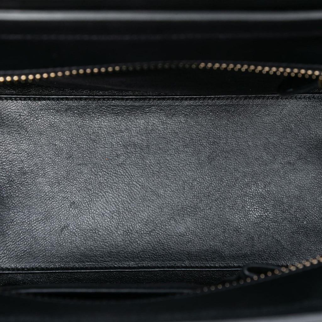 Celine Micro Tricolor Leather Luggage Tote