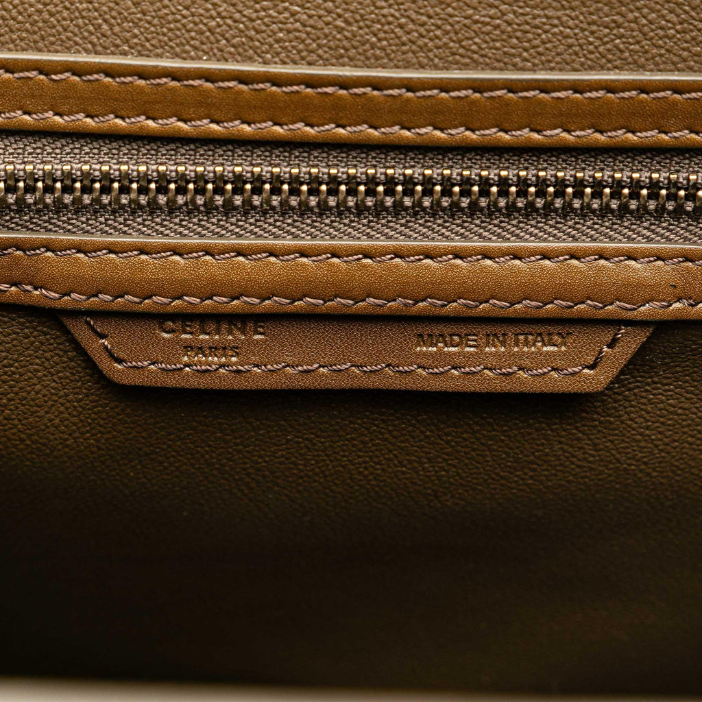 Celine Micro Tricolor Luggage Tote (SHG-WpyFnh)