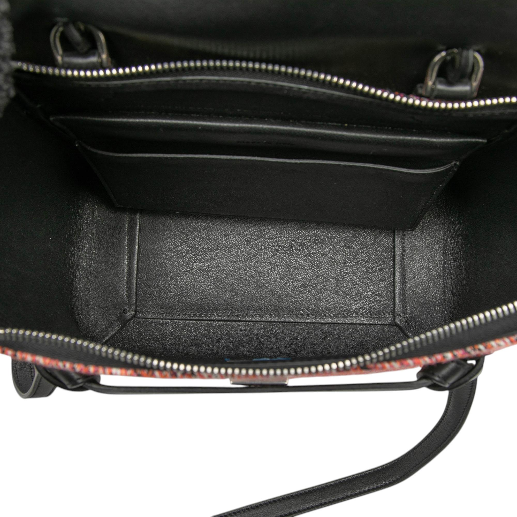 Celine Micro Tweed Belt Satchel