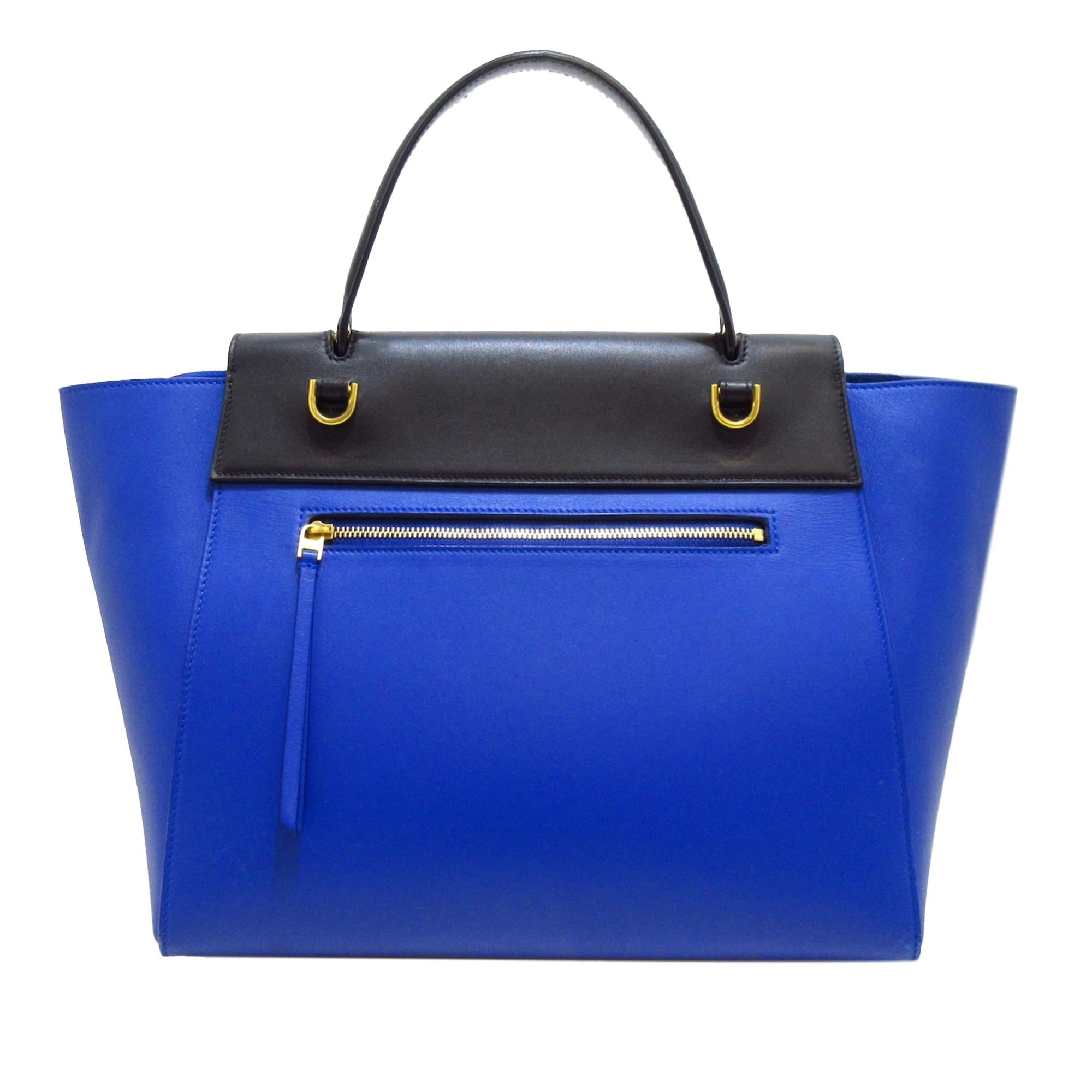 Celine Mini Belt Tricolor Satchel (SHG-JMn0ji)