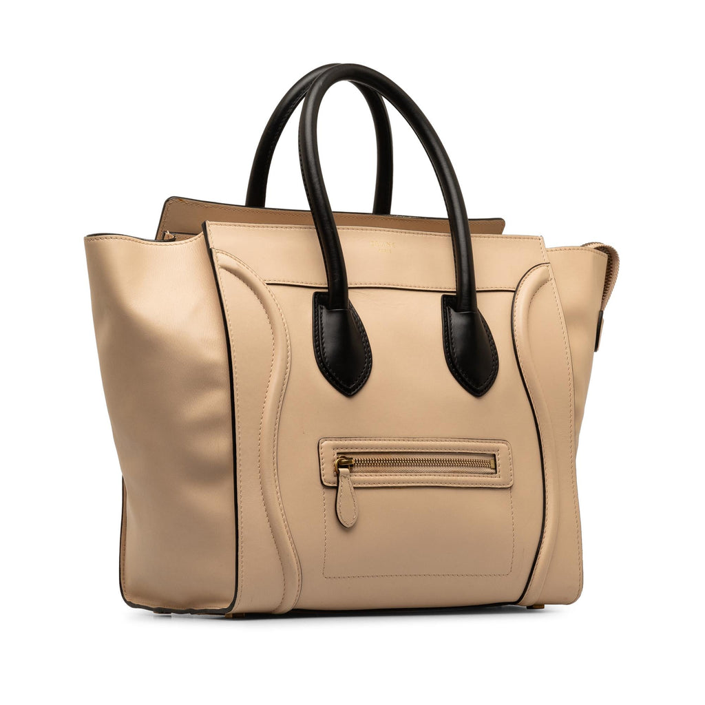 Celine Mini Bicolor Luggage Tote (SHG-wiNeoe)