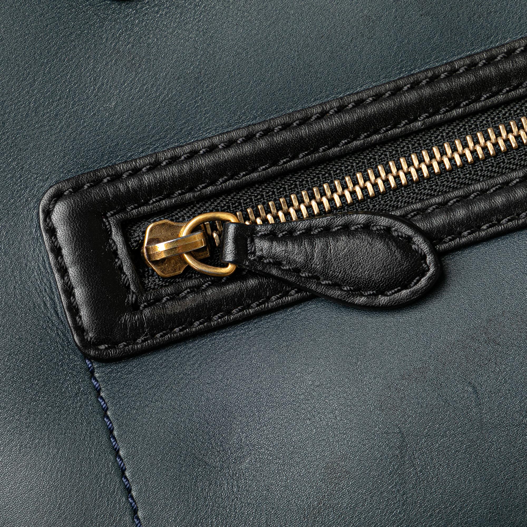 Celine Mini Bicolor Luggage Tote (SHG-i9m4lX)