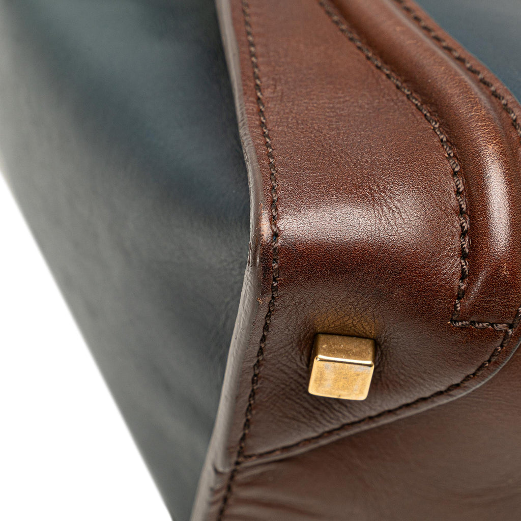 Celine Mini Bicolor Luggage Tote (SHG-i9m4lX)
