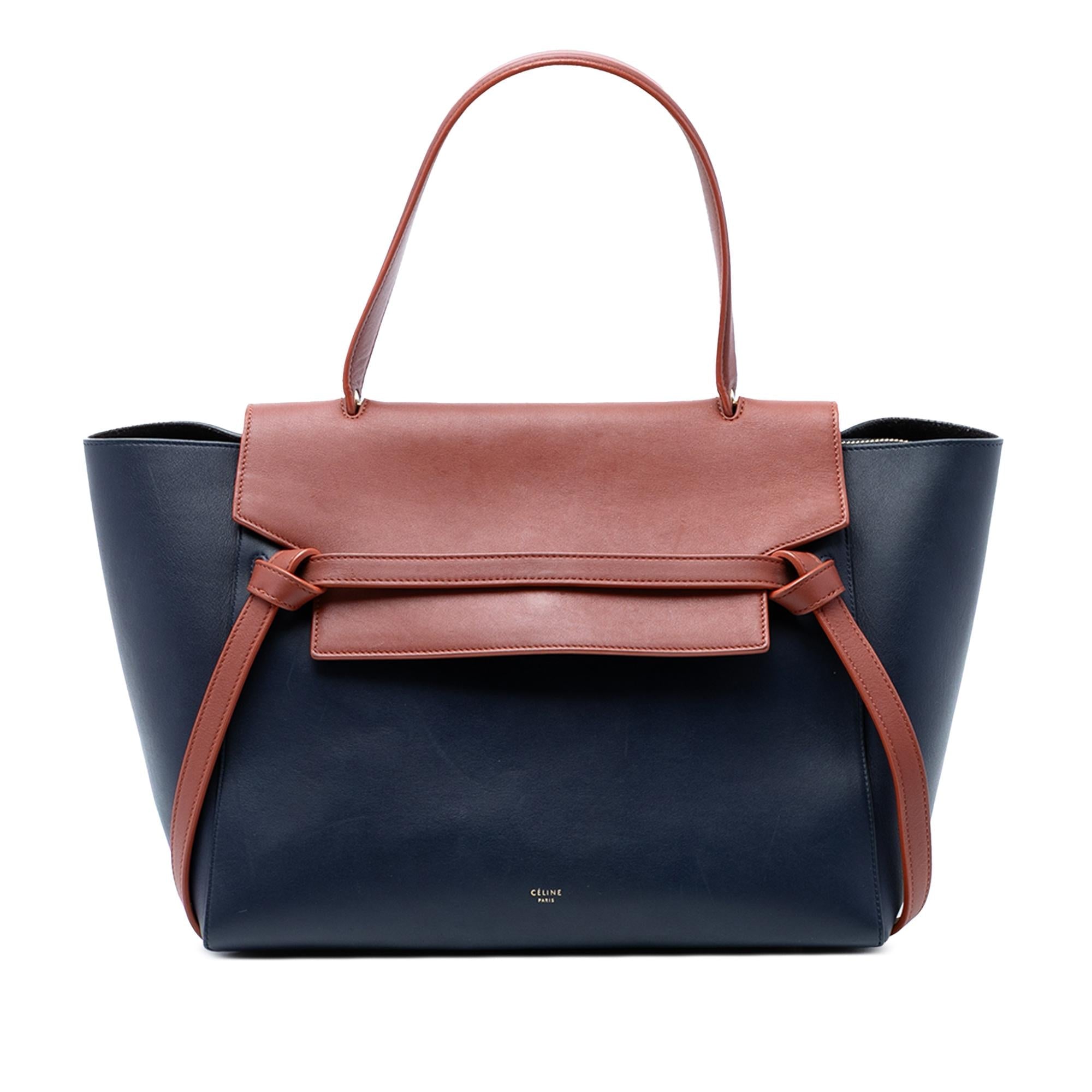 Celine Mini Bicolor Smooth Calfskin Belt Bag