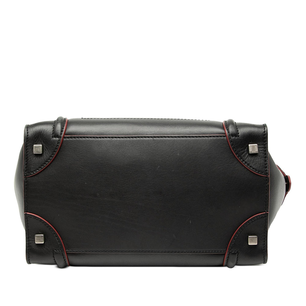 Celine Mini Bicolor Smooth Calfskin Luggage Tote
