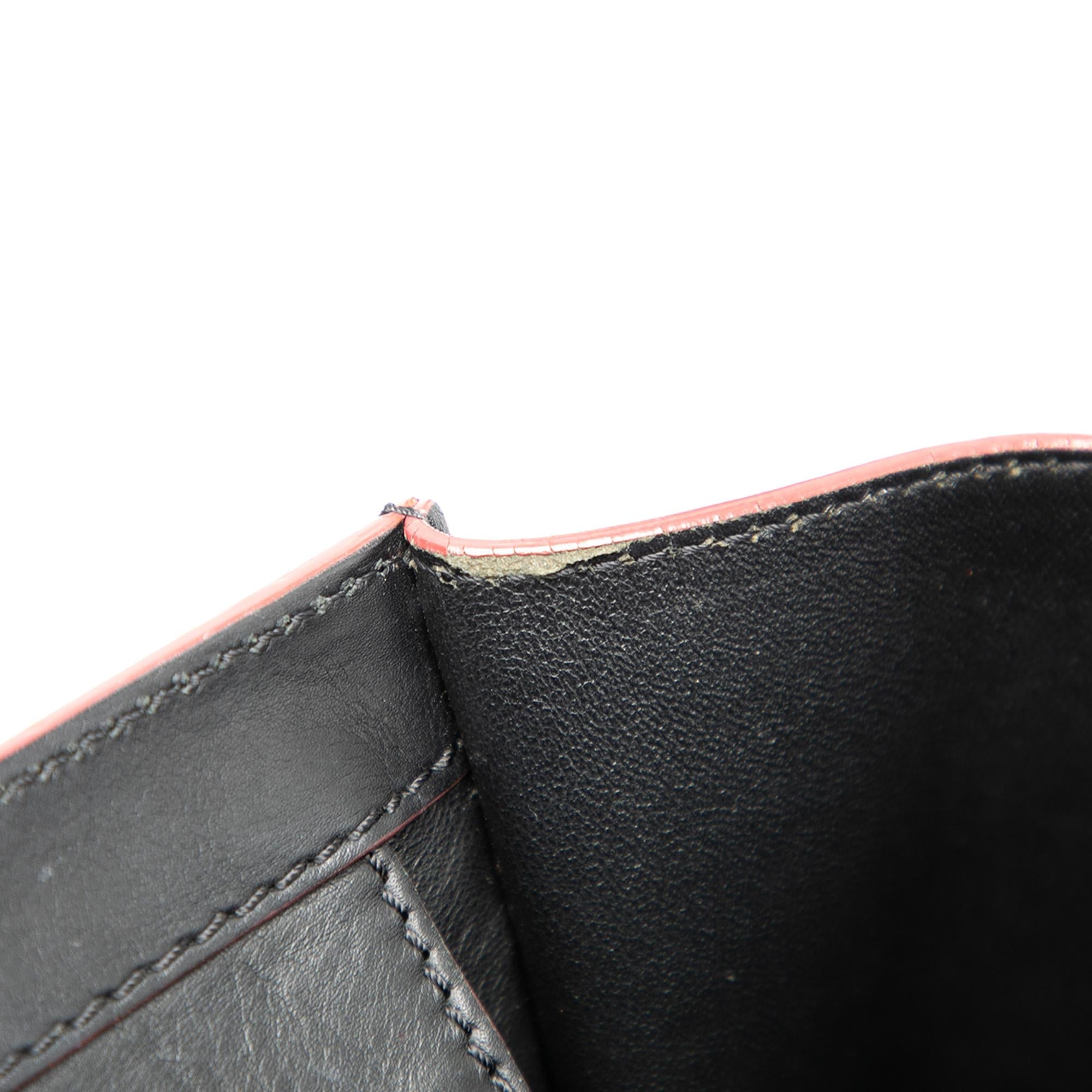 Celine Mini Bicolor Smooth Calfskin Luggage Tote