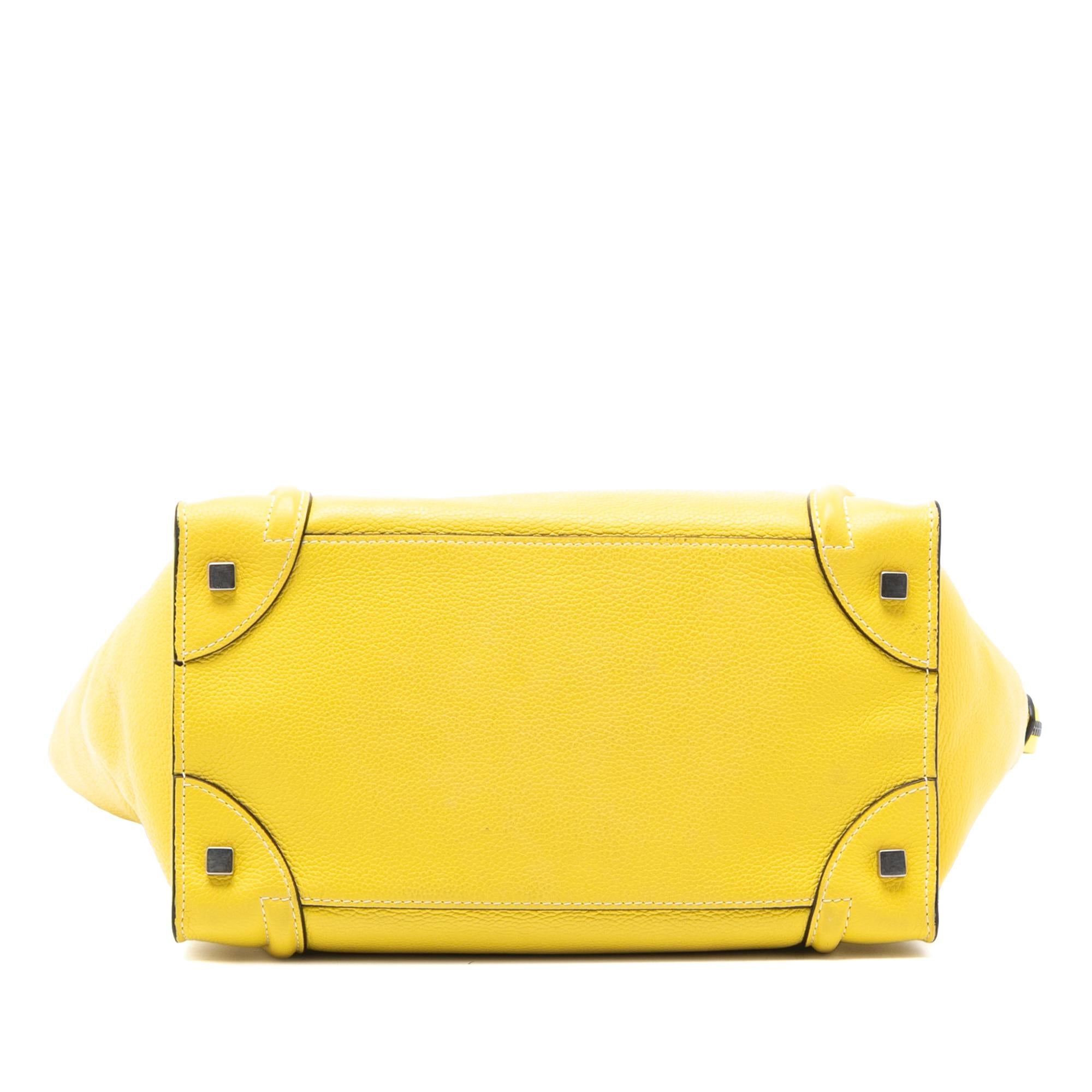 Celine Mini Calfskin Luggage Tote