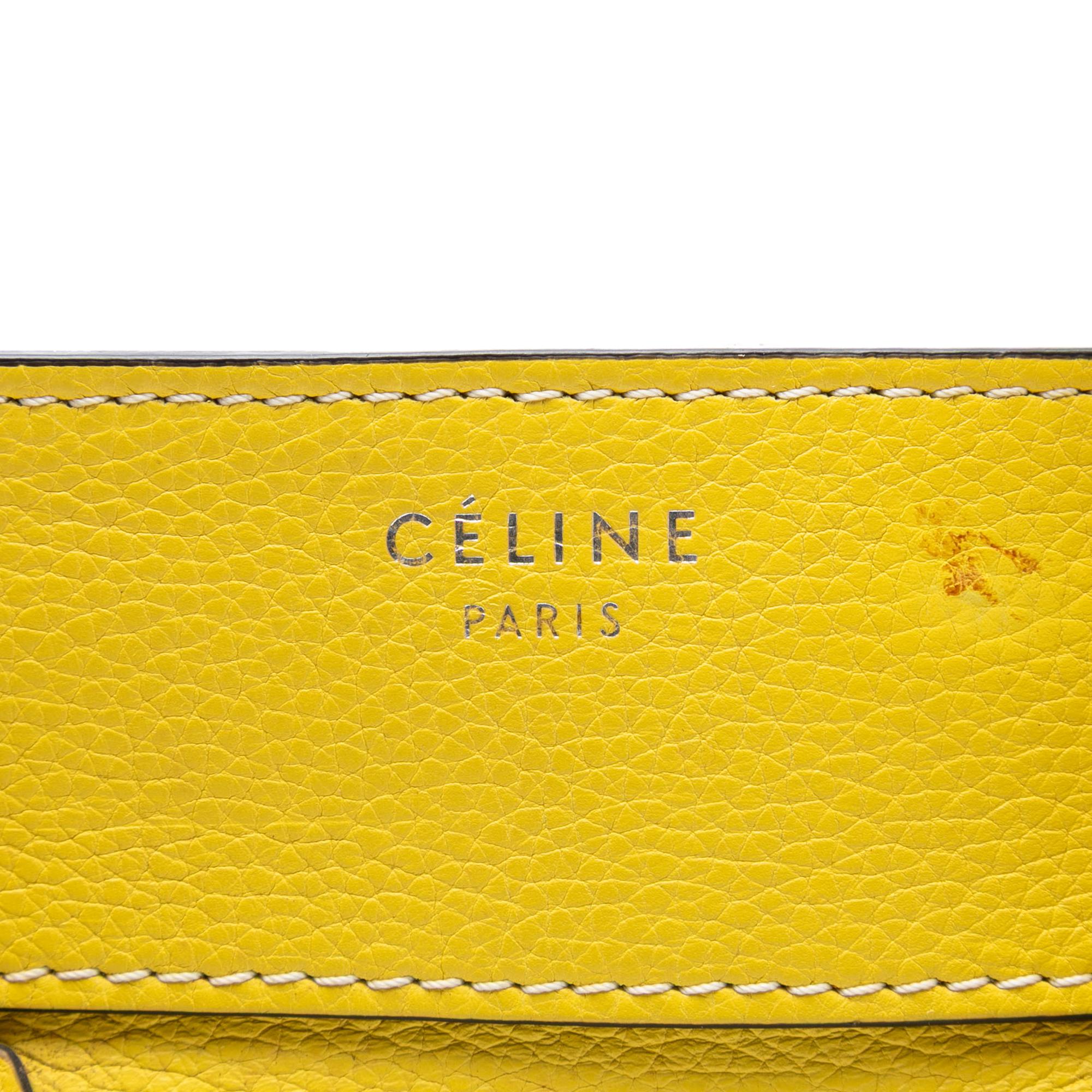 Celine Mini Calfskin Luggage Tote