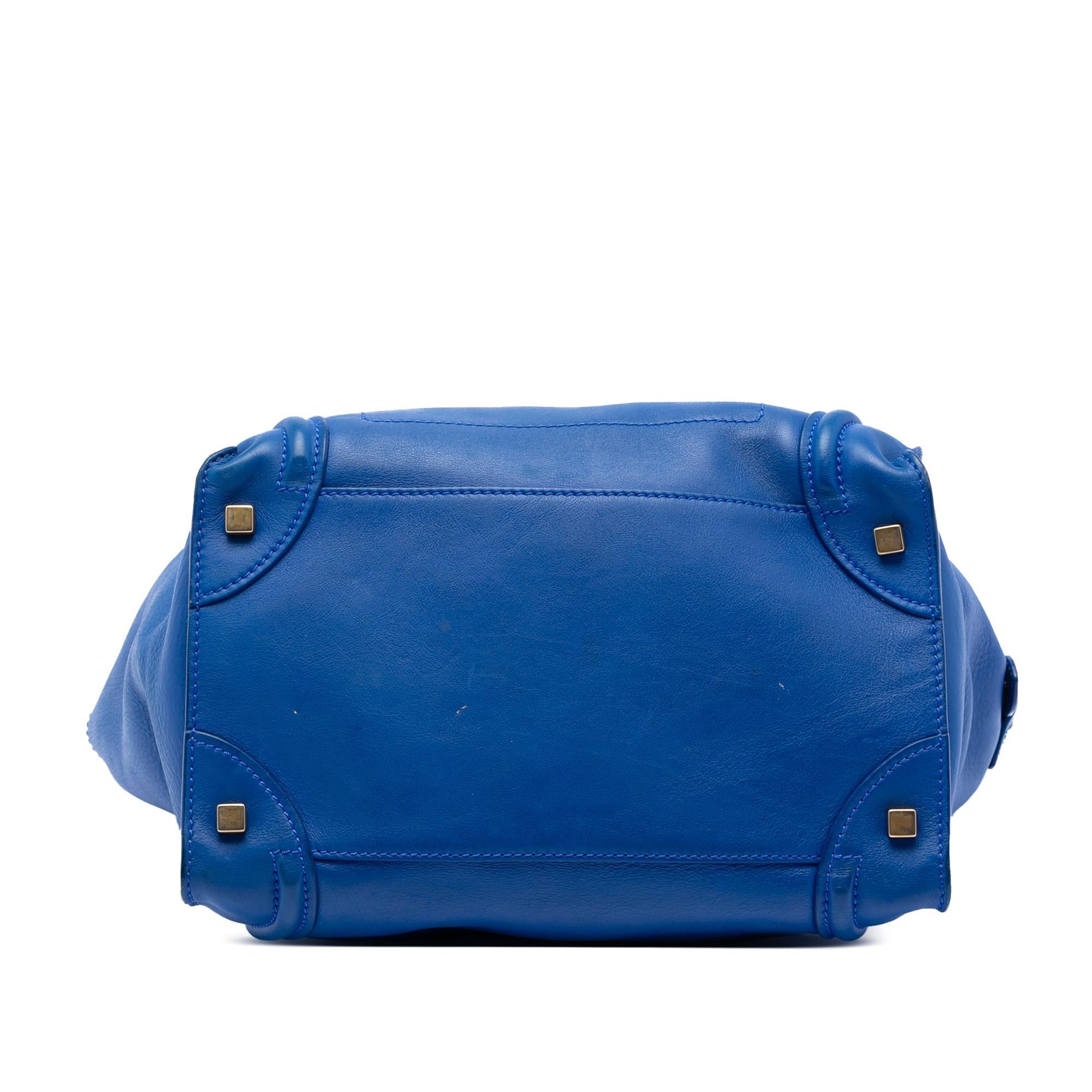 Celine Mini Calfskin Luggage Tote