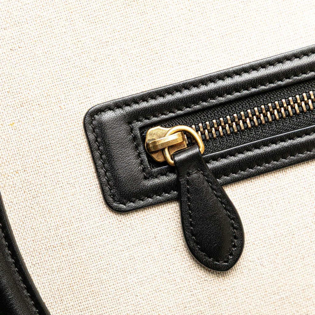 Celine Mini Canvas Tricolor Luggage Tote