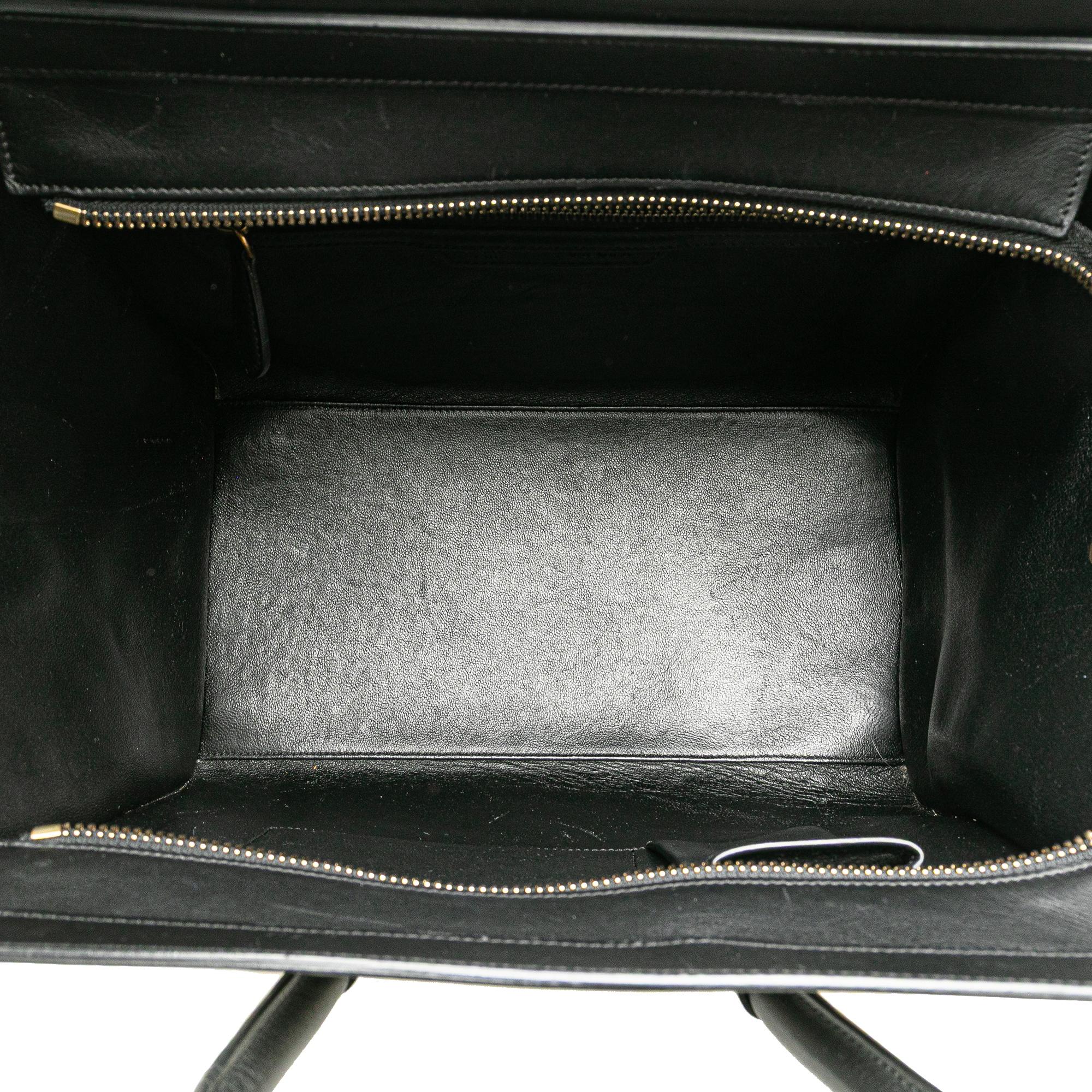 Celine Mini Canvas Tricolor Luggage Tote