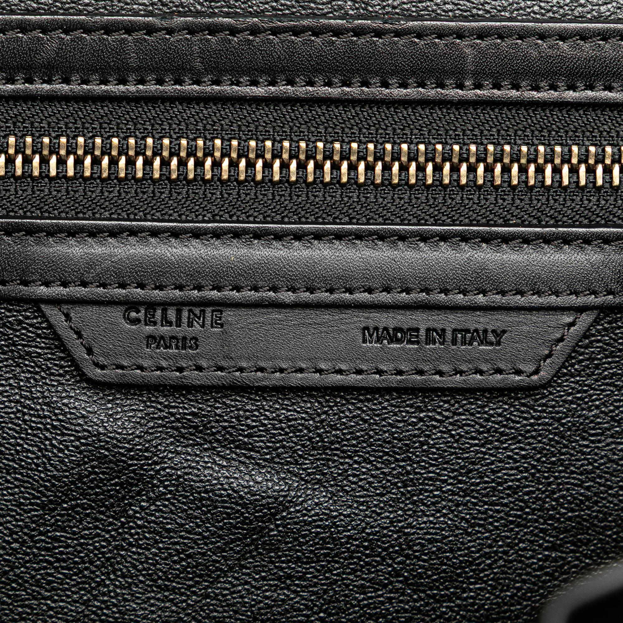 Celine Mini Canvas Tricolor Luggage Tote