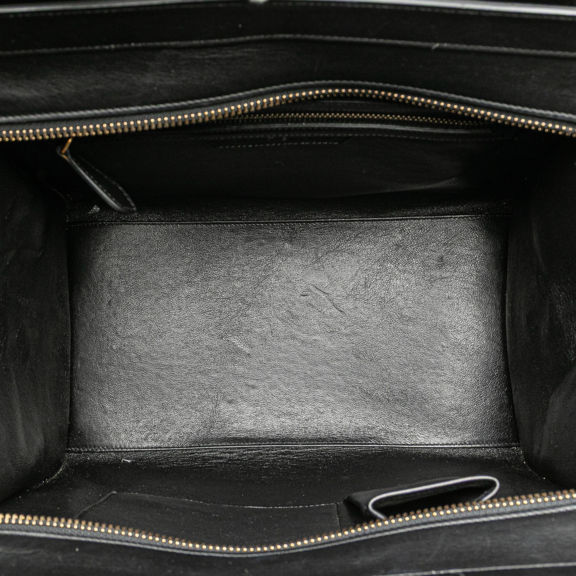 Celine Mini Canvas Tricolor Luggage Tote