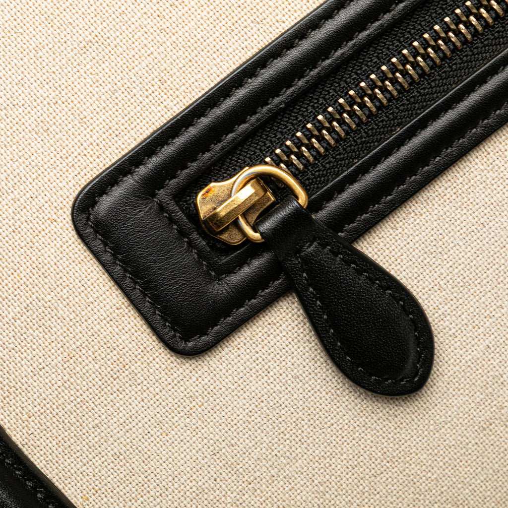 Celine Mini Canvas Tricolor Luggage Tote